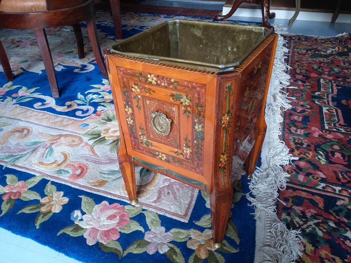 Jardinière Style  Sheraton  Fin XIX 